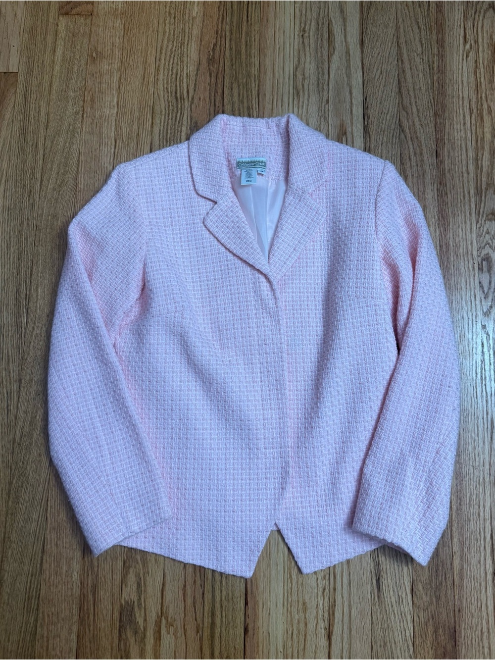 Pink cold water creek blazer size 10